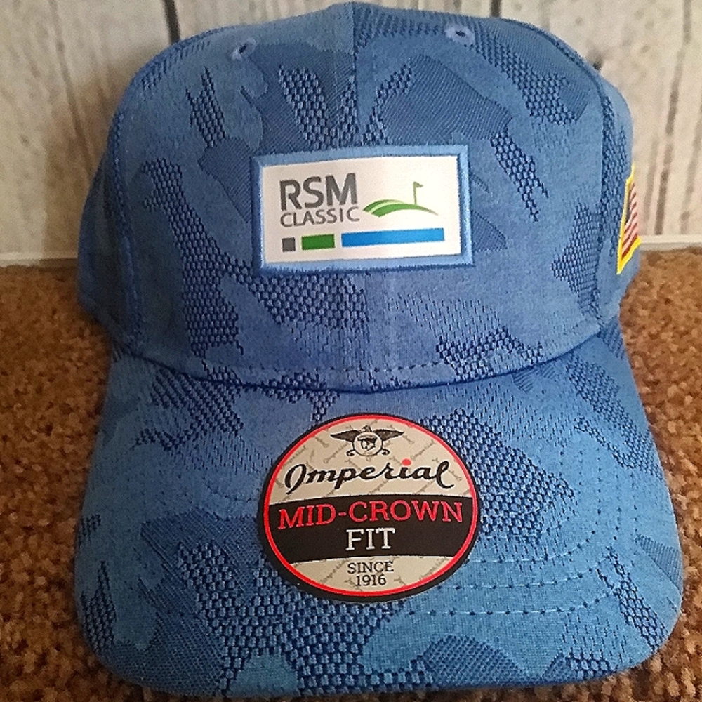 Sea Island RSM Classic PGA Military Appreciation Blue Camo Snap Back